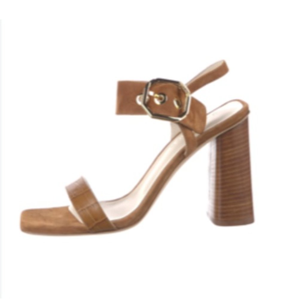 BRUNO MAGLI STRAPPY CROC EMBOSSED LEATHER SANDAL 39 9 - Picture 11 of 11